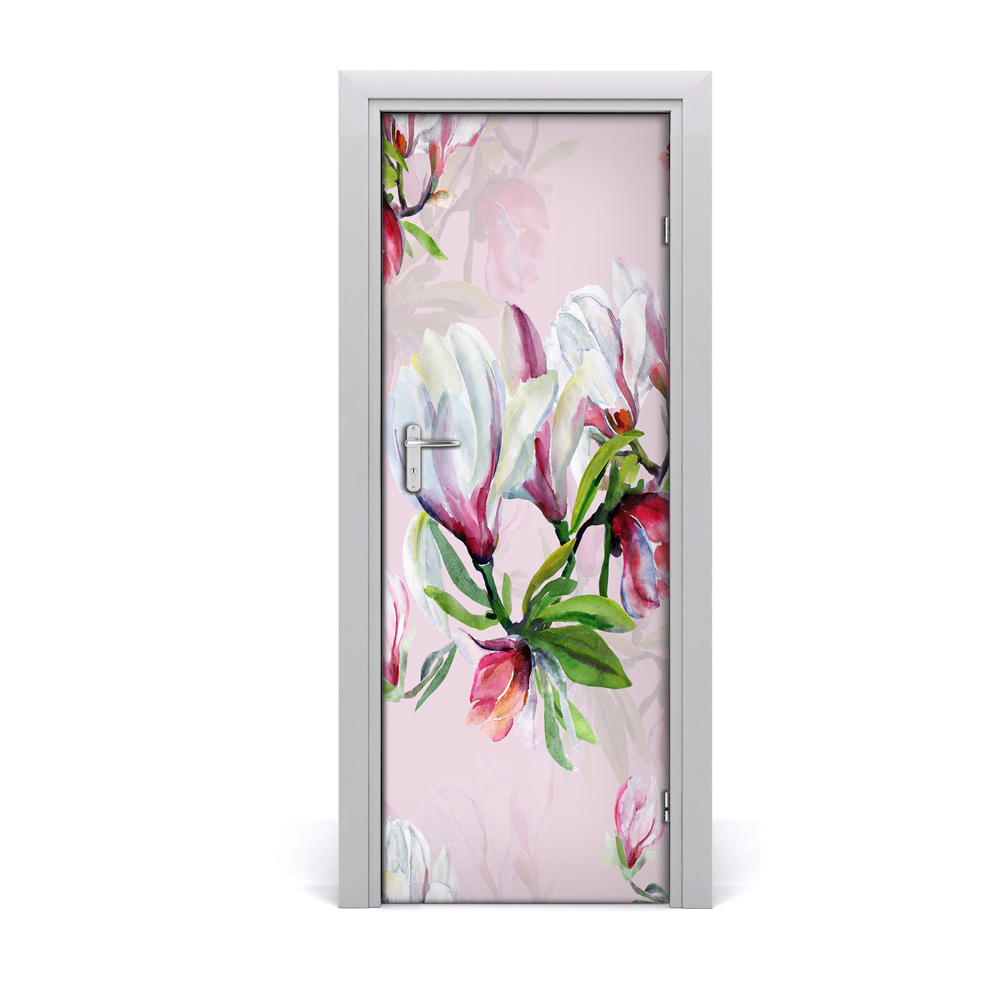 Autocolant uşă Magnolia