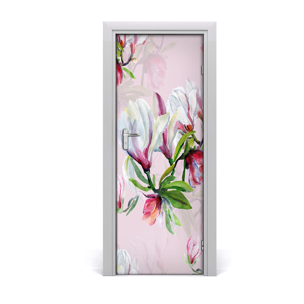 Autocolant uşă Magnolia