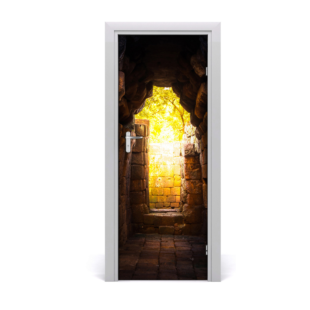 Autocolant de uşă Subsolul castelului