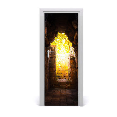 Autocolant de uşă Subsolul castelului