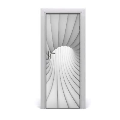 Autocolant uşă Tunel de abstractizare