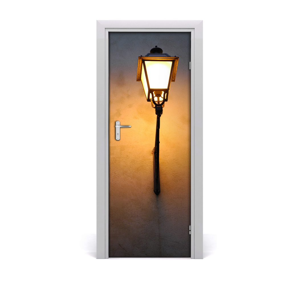 Autocolant uşă felinar