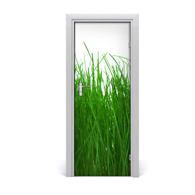 Autocolant de uşă Iarbă