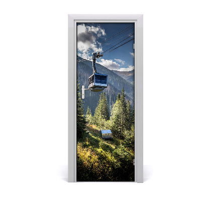 Autocolant de uşă Masina de tip roller coaster