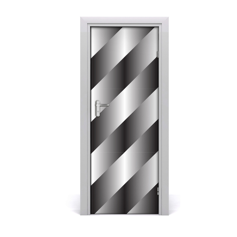 Tapet autocolant pentru uși Dungi abstracte