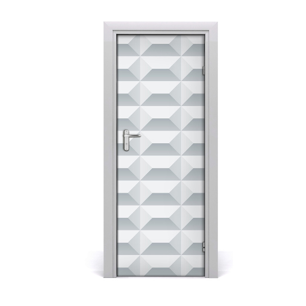 Tapet autocolant pentru uși Fond geometric
