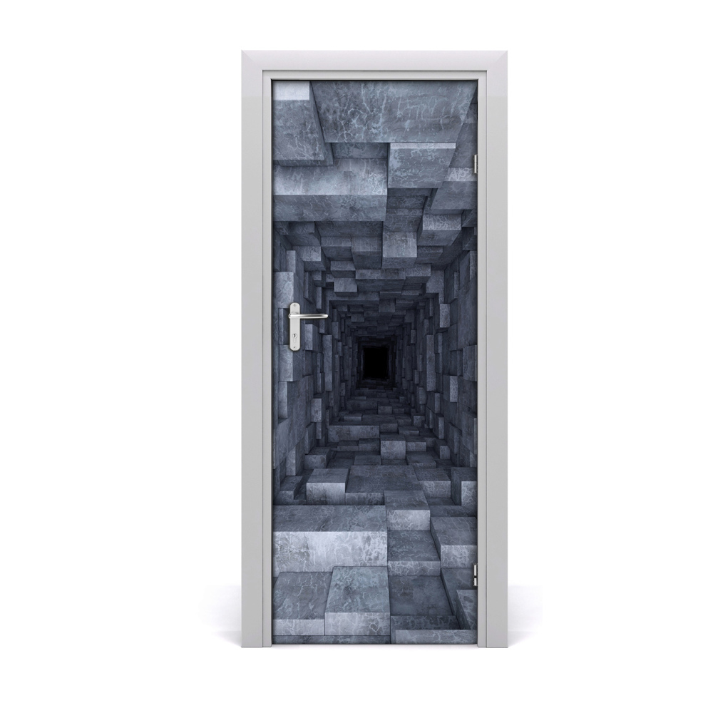 Autocolant pentru uși Tunel