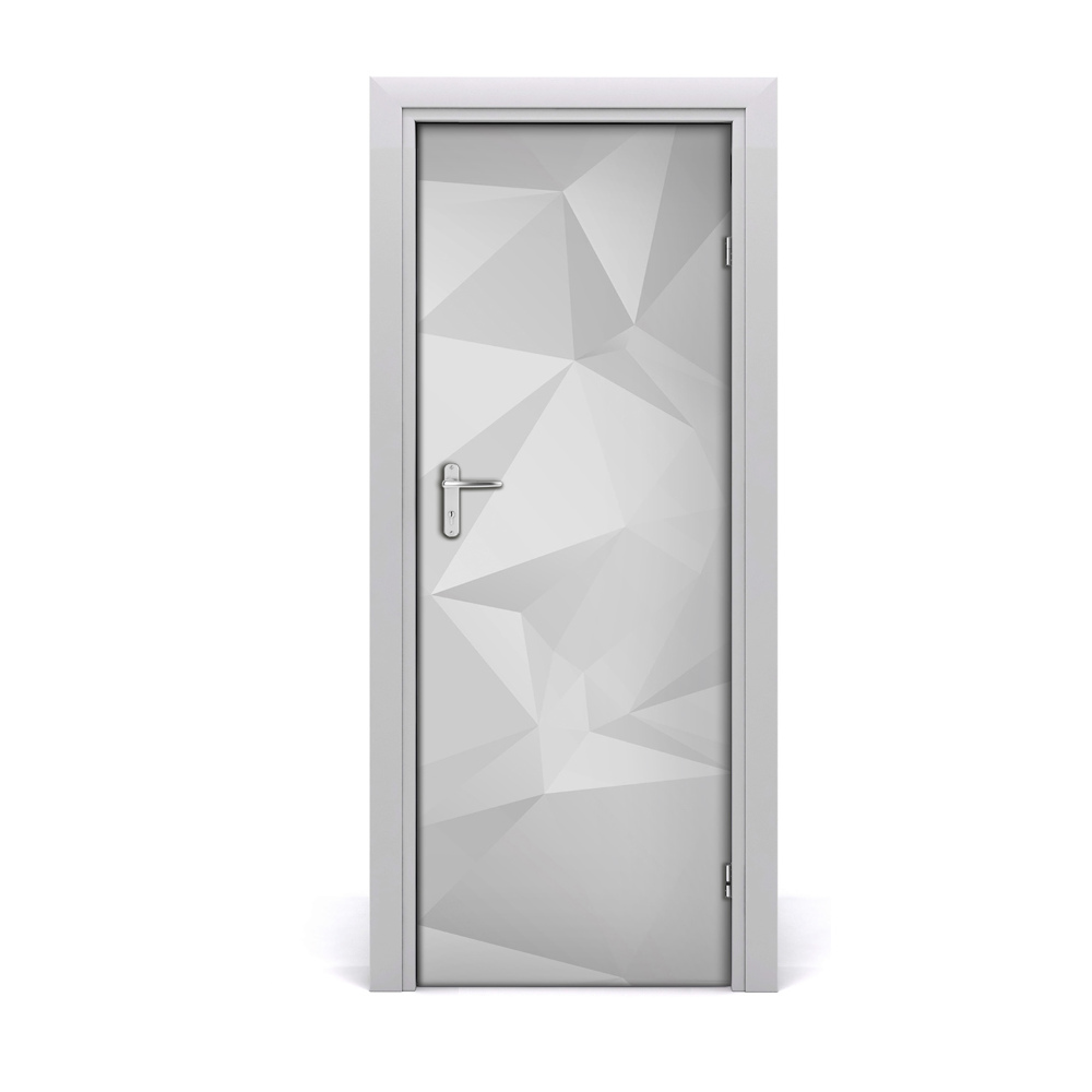 Autocolant de uși Triunghiuri abstracte