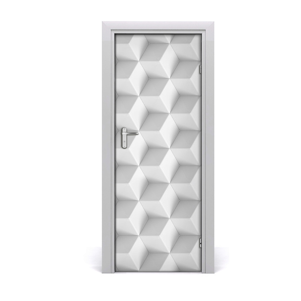 Autocolant uşă Abstracție 3D
