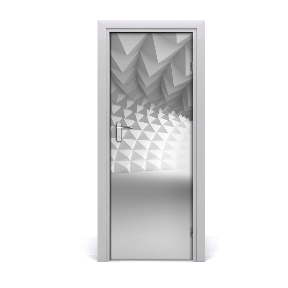 Autocolant de uşă Tunel de abstracție