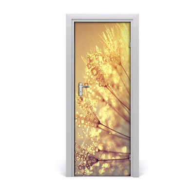 Tapet autocolant pentru uși Sămânță de puffer