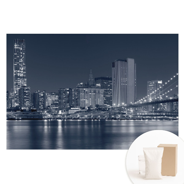 Tapet fotografic pe material nețesut Panoramă nocturnă a orașului