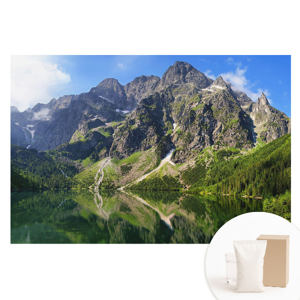 Tapet nețesut Vârfuri de munte deasupra lacului