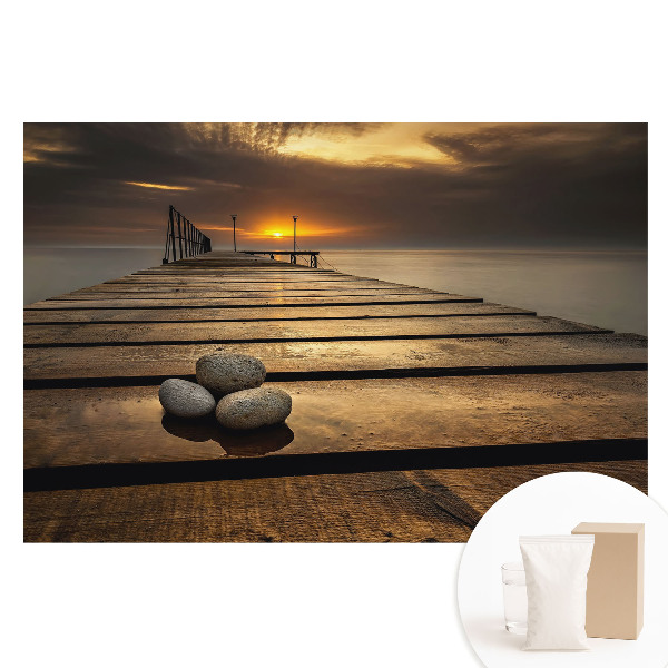 Tapet nețesut Pace armonioasă pe podul apusului de soare