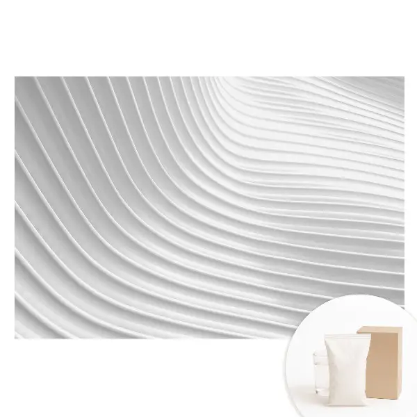 Tapet nețesut cu structură minimalistă și linii ondulate