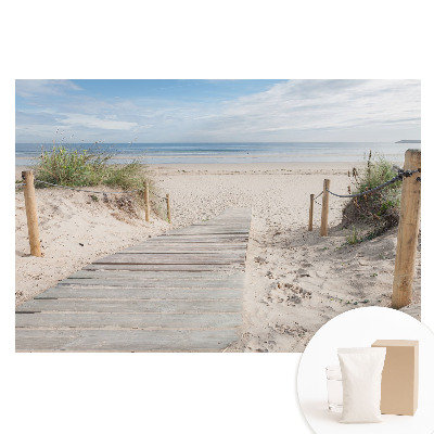 Tapet nețesut cu imprimeu Intrarea pe plajă printre dune