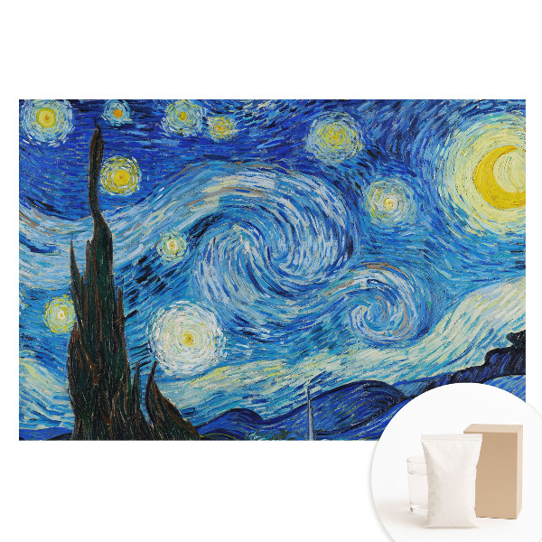 Tapet foto mare pentru perete Stele învolburate și chiparos