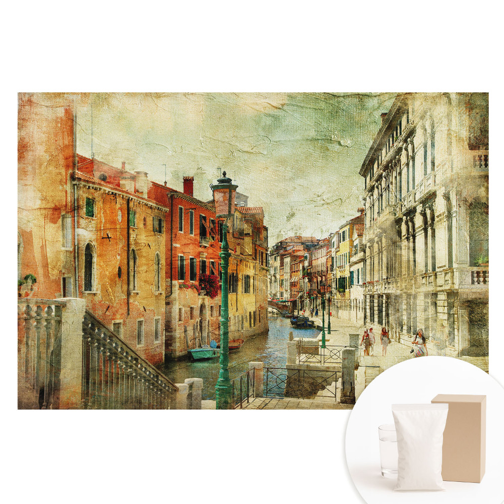 Fototapet cu imprimeu pe material nețesut Străzi fermecătoare pline de nostalgie