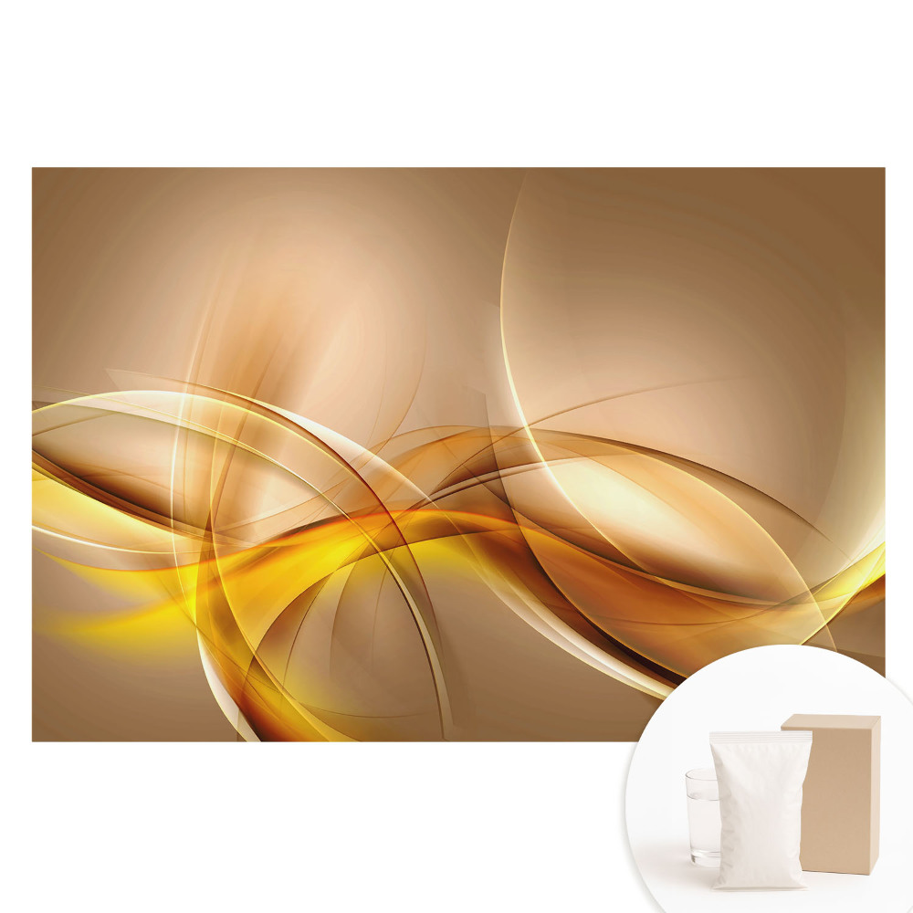 Tapet fotografic pe material nețesut Curbele delicate ale unui model abstract