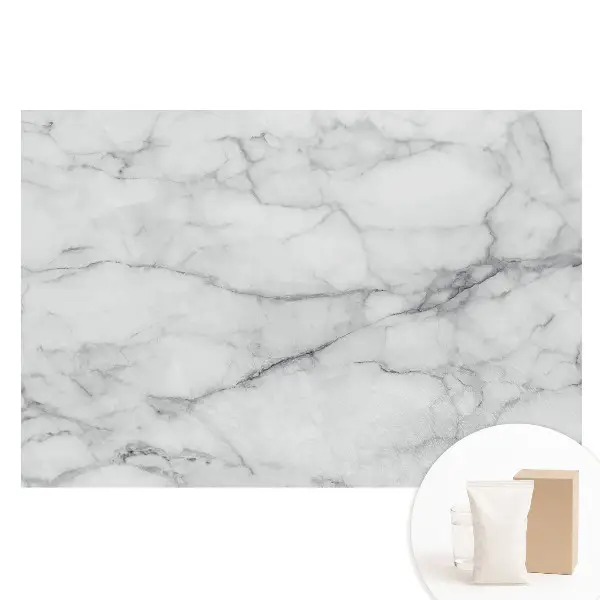 Fototapet din material nețesut cu design de marmură clasică în nuanțe de gri