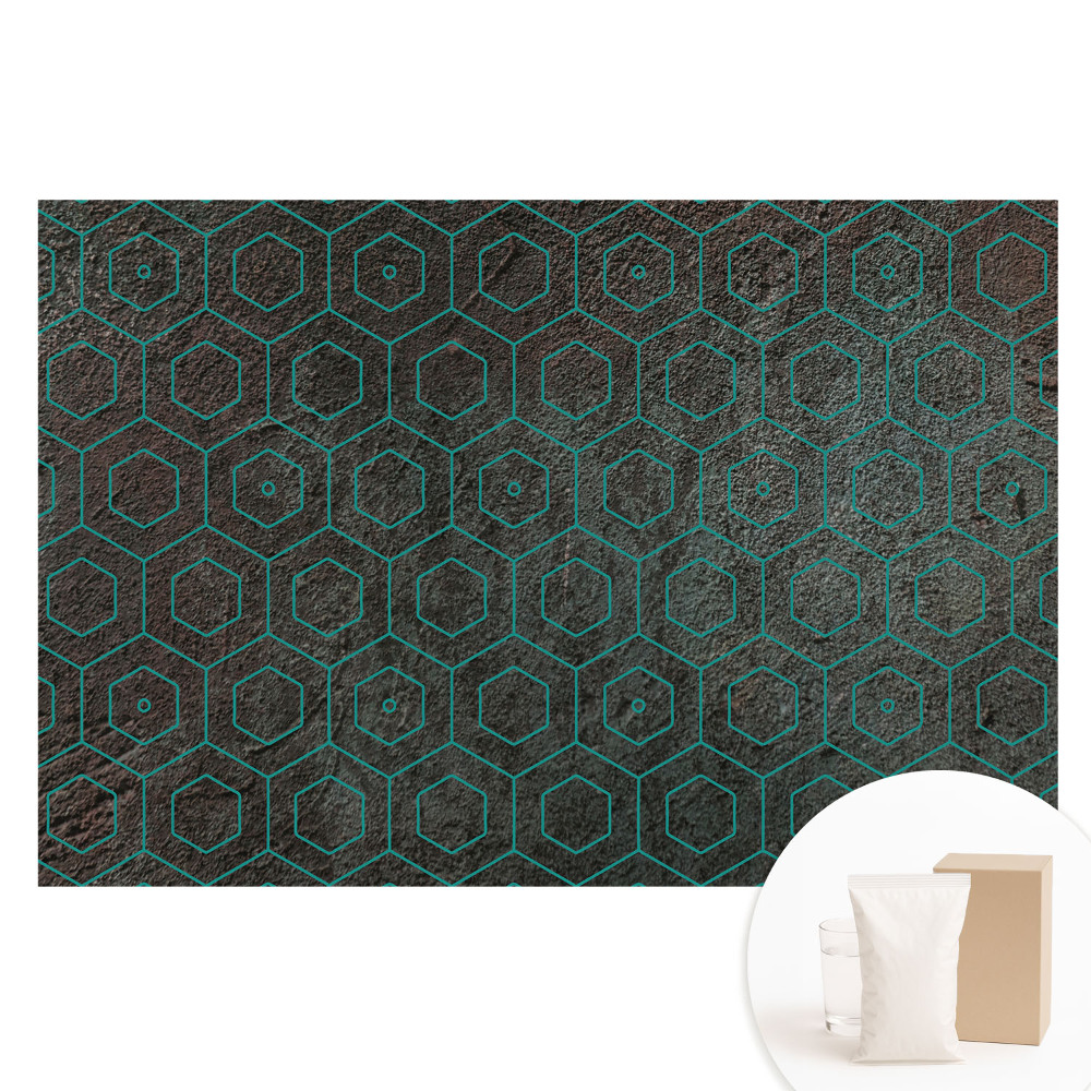 Tapet foto pe material nețesut Modele hexagonale în stil modern