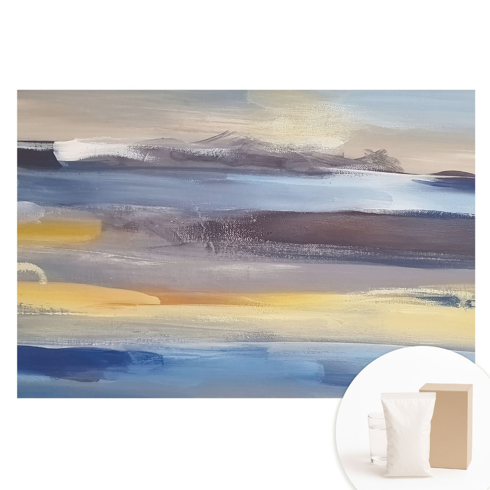 Fototapet cu imprimeu pe material nețesut Peisaj abstract în culori delicate