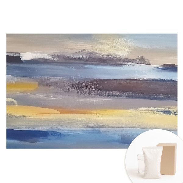 Fototapet cu imprimeu pe material nețesut Peisaj abstract în culori delicate