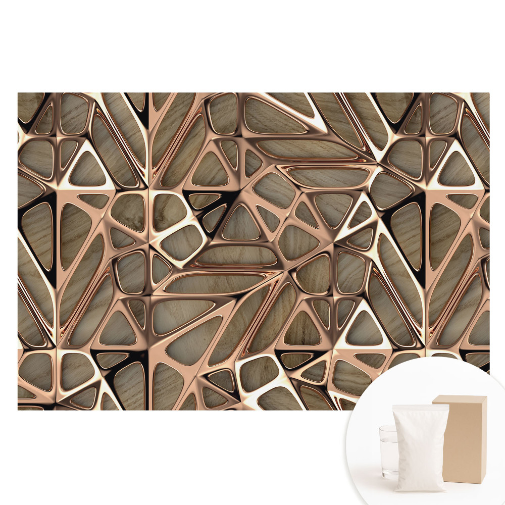 Fototapet cu imprimeu pe material nețesut Eleganța organică a lemnului