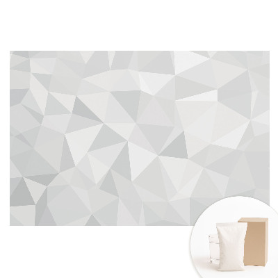 Tapet nețesut cu imprimeu Griuri geometrice, armonia minimalismului