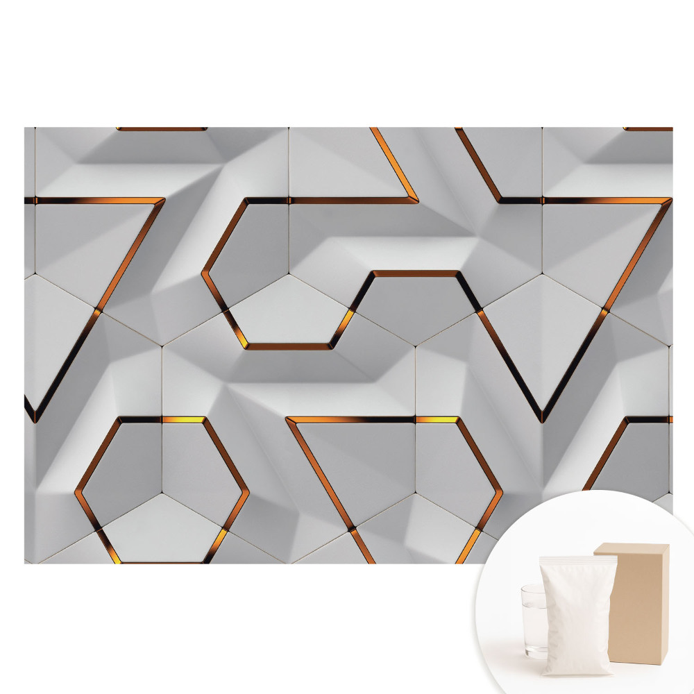 Tapet nețesut cu design geometric modern