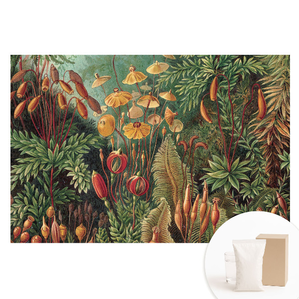 Tapet nețesut cu imprimeu Vegetație exotică într-o compoziție armonioasă