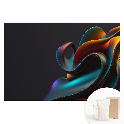 Fototapet cu imprimeu pe material nețesut Vârtej abstract de culori