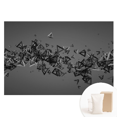 Tapet fotografic pe material nețesut Triunghiuri haotice 3D