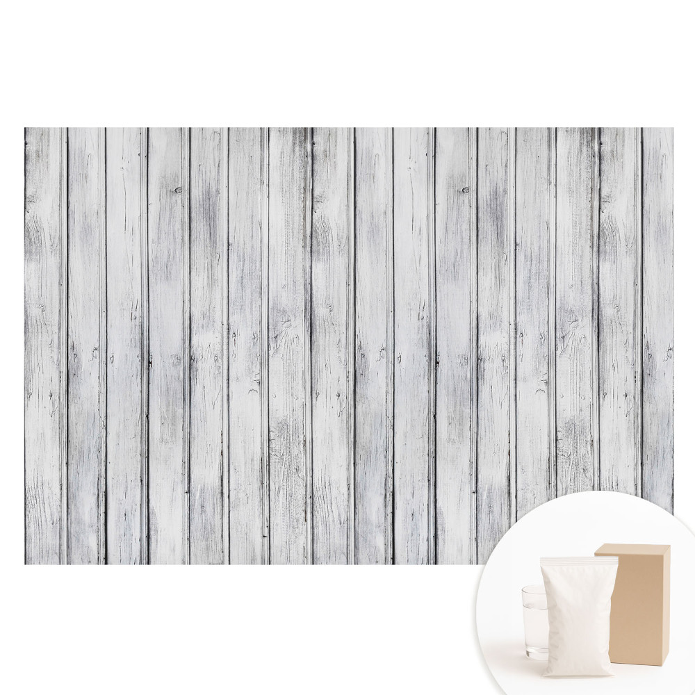 Tapet fotomural din material nețesut cu model rustic din lemn și fibre subtile