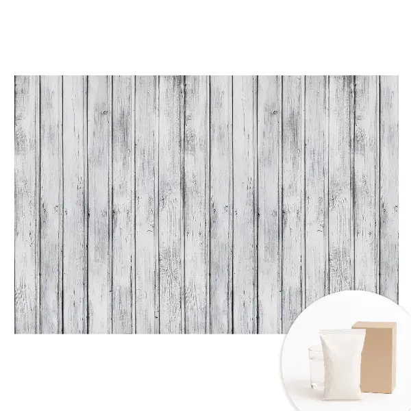 Tapet fotomural din material nețesut cu model rustic din lemn și fibre subtile