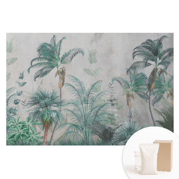 Fototapet cu imprimeu pe material nețesut Palmieri și frunze tropicale