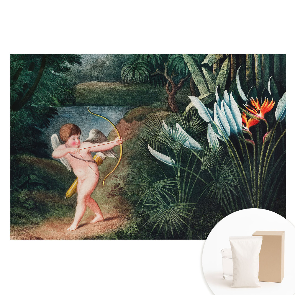 Tapet fotografic din material nețesut Cupidon în Tărâmul Magic