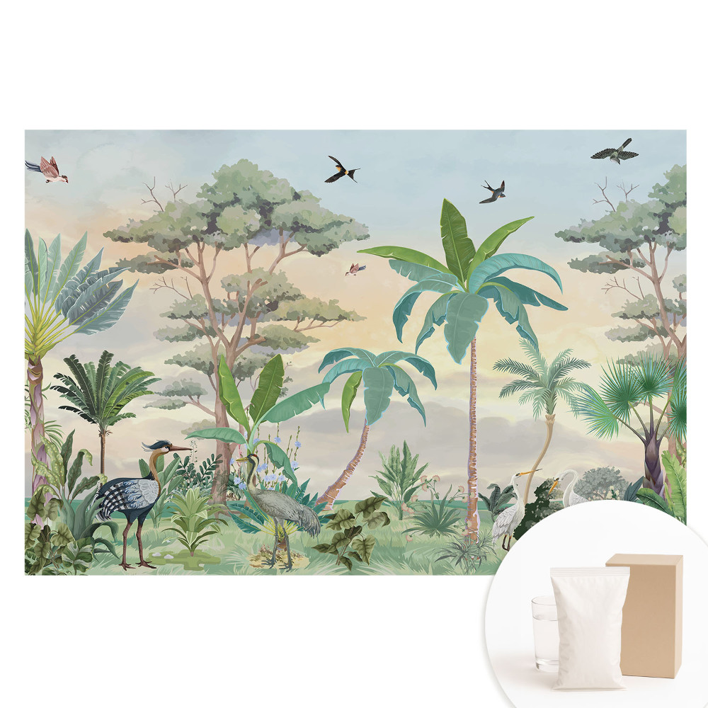 Tapet fotomural pe material nețesut cu peisaj natural tropical