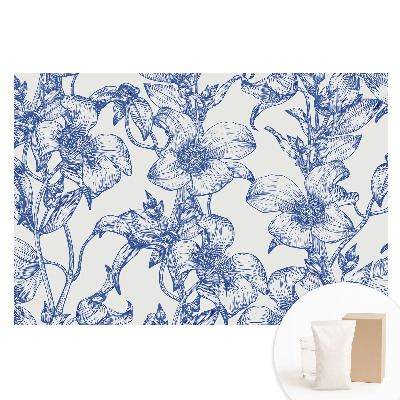 Tapet nețesut cu model floral clasic elegant
