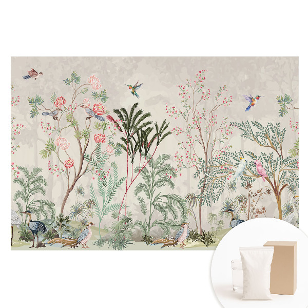 Tapet foto pe material nețesut Romantism clasic în grădini exotice