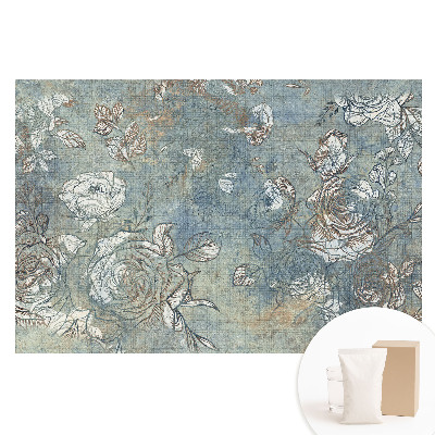 Tapet nețesut cu model floral rustic