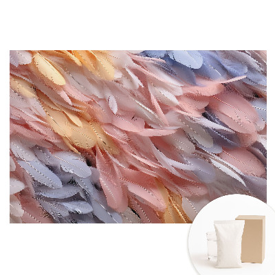 Tapet fotomural pe material nețesut Lejeritatea penelor pastelate