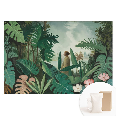 Fototapet din material nețesut cu imprimeu Armonie a plantelor în peisaje tropicale