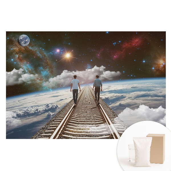 Tapet fotografic pe material nețesut Calea Cosmică a Imaginației