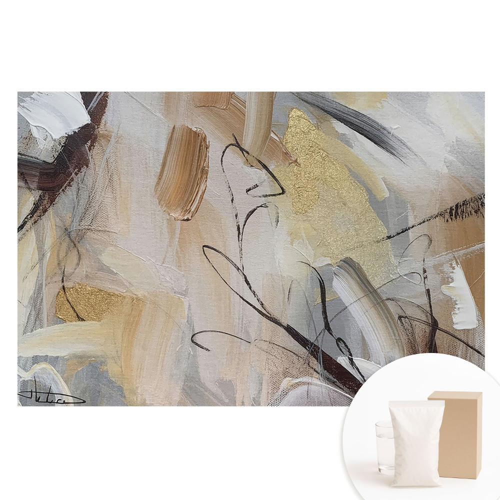 Tapet foto mare pentru perete Culori artistice linii abstracte
