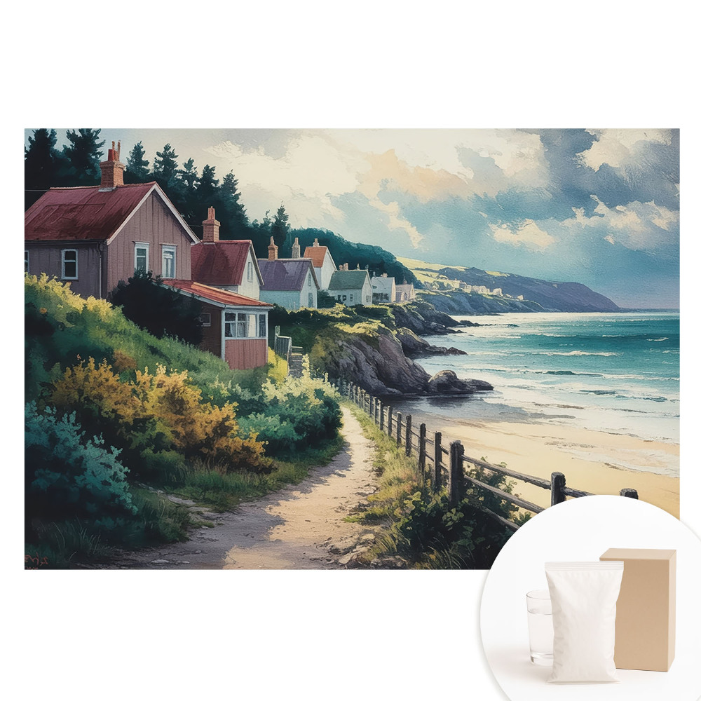 Tapet nețesut O idilă la malul mării, confortabilă și fermecătoare