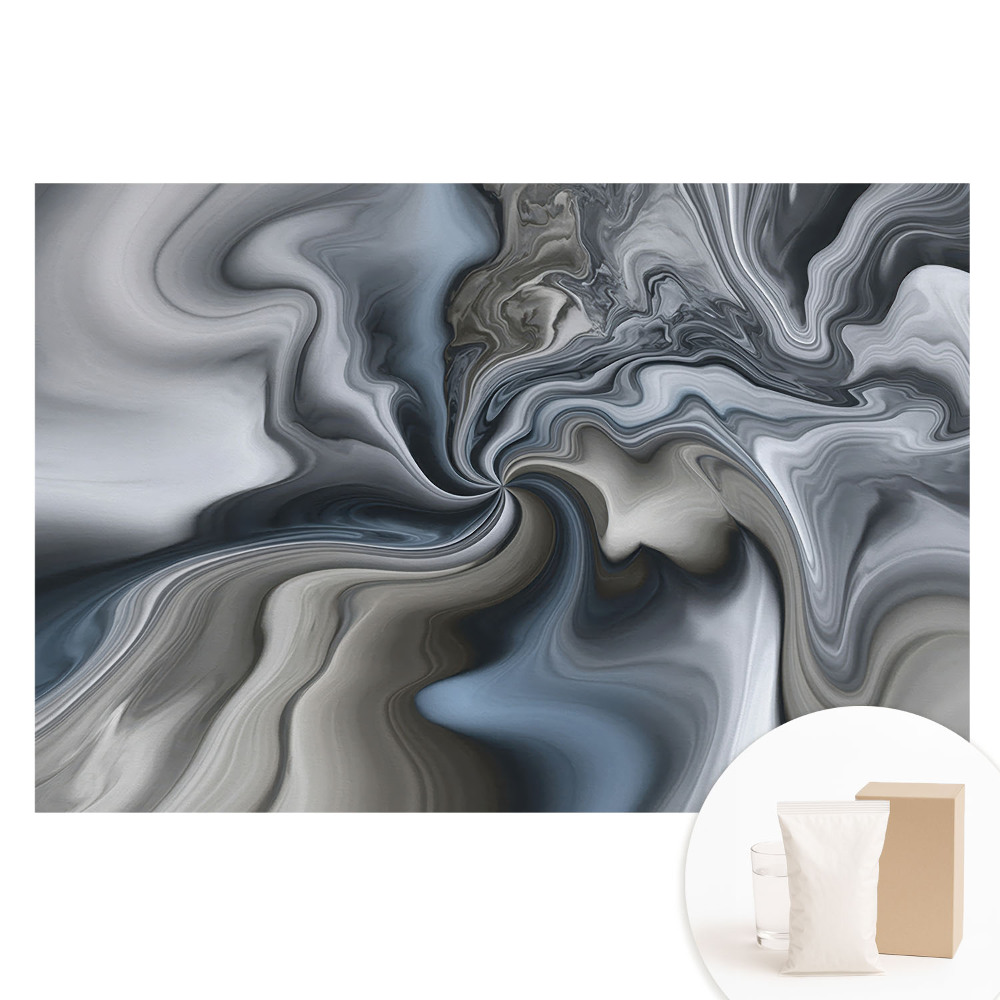 Tapet foto pe material nețesut vârtejuri abstracte de gri