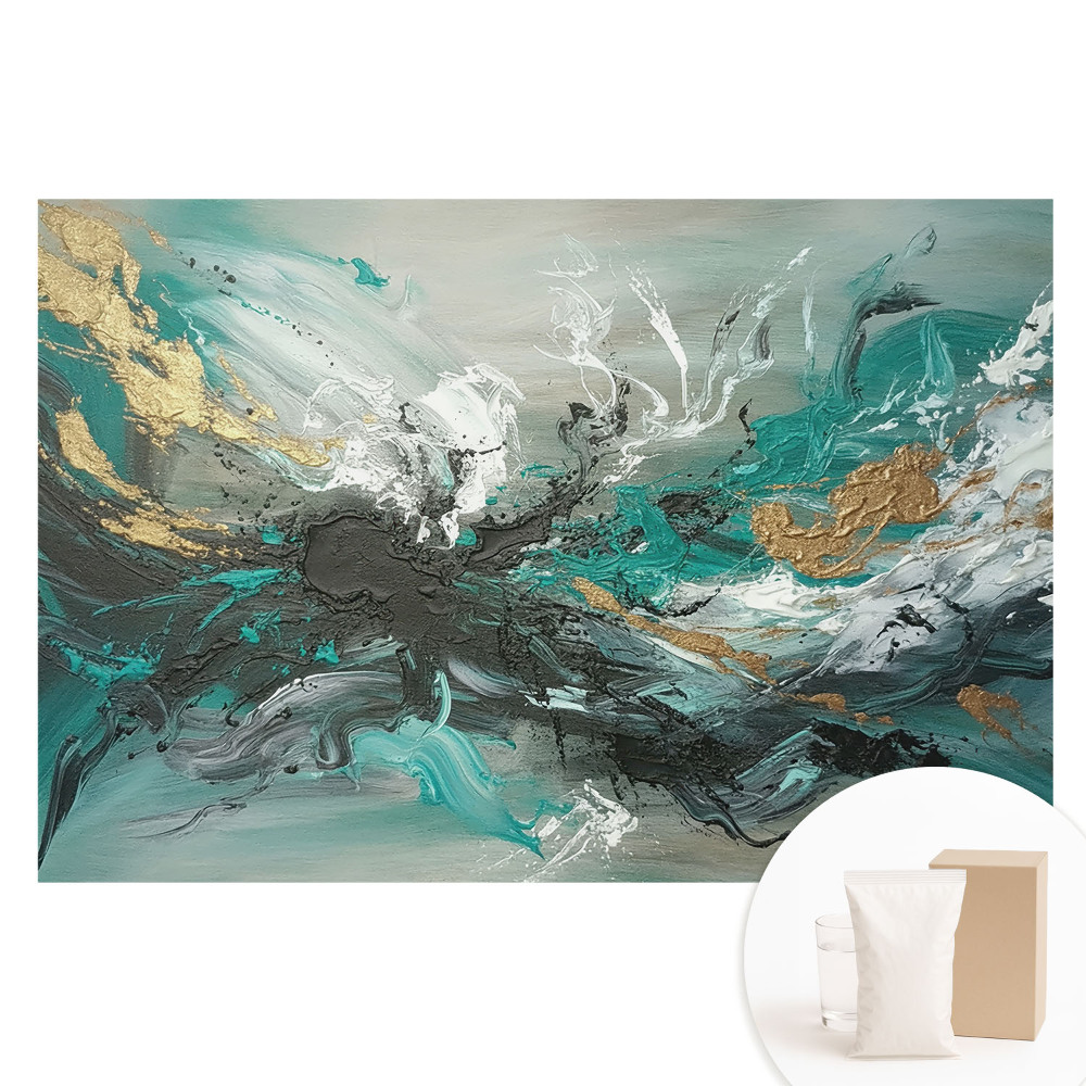 Fototapet din material nețesut cu compoziție abstractă plină de energie
