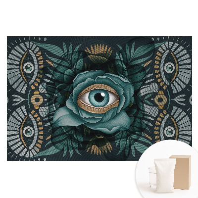 Tapet fotografic pe material nețesut Ochi în stil boho