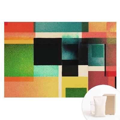 Tapet foto pe material nețesut Forme geometrice colorate